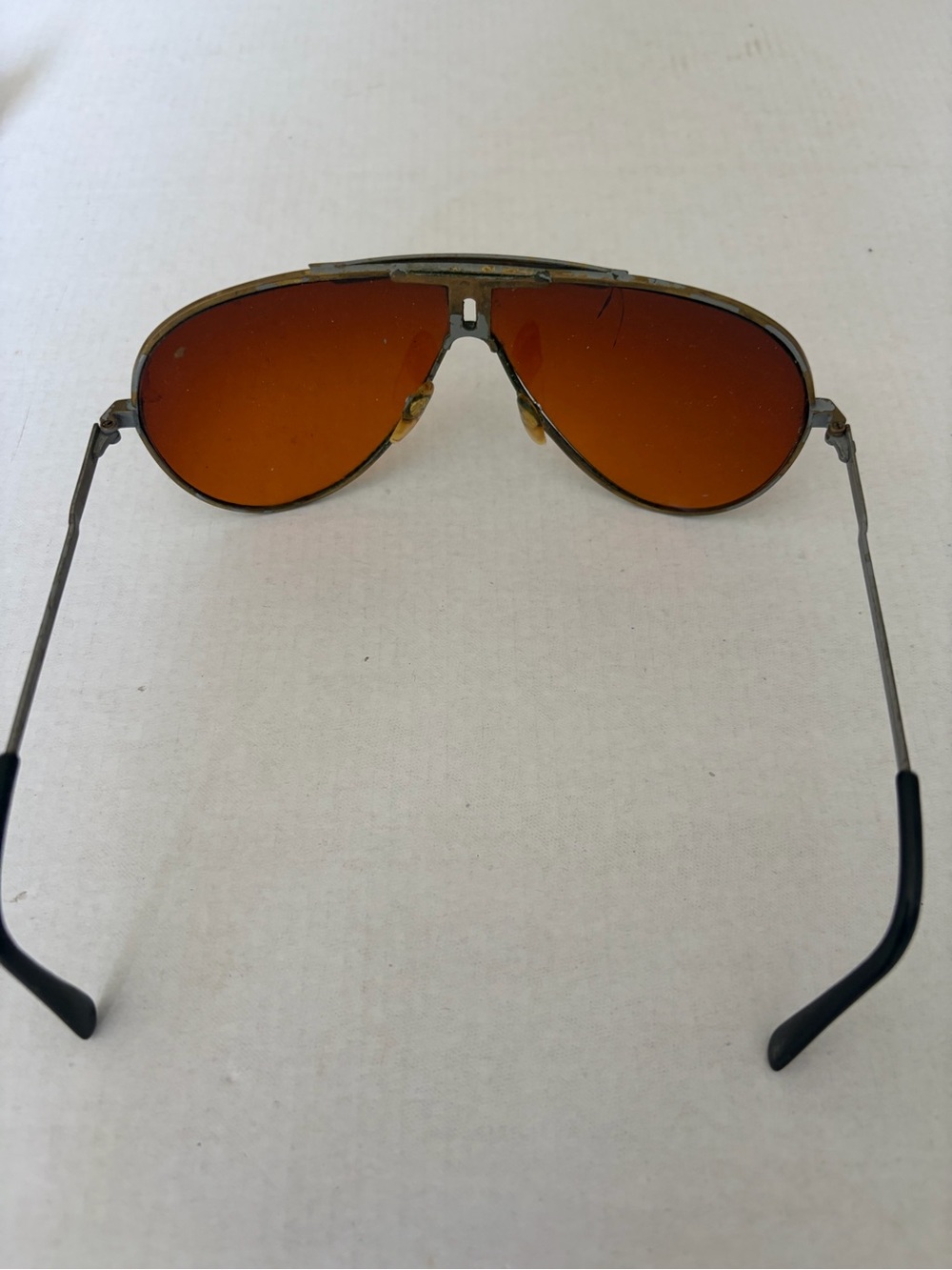 Harley-Davidson Men’s Brown Lens Silver Frame Aviator Sunglasses - Picture 3 of 3